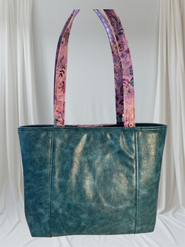 Faux leather tote - Image 3